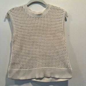 Abercrombie & Fitch Cream Knit Top